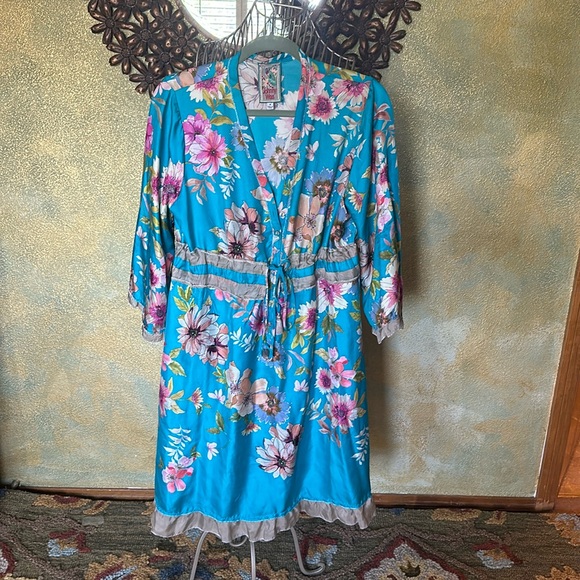 Silk Johnny Was gorgeous dress sz M - Picture 4 of 11